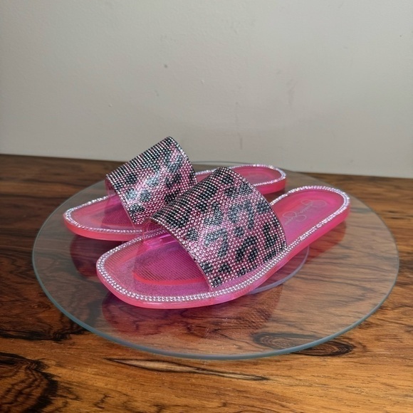 Jessica Simpson Kassime Embellished Jelly Slide Sandals - Picture 5 of 13
